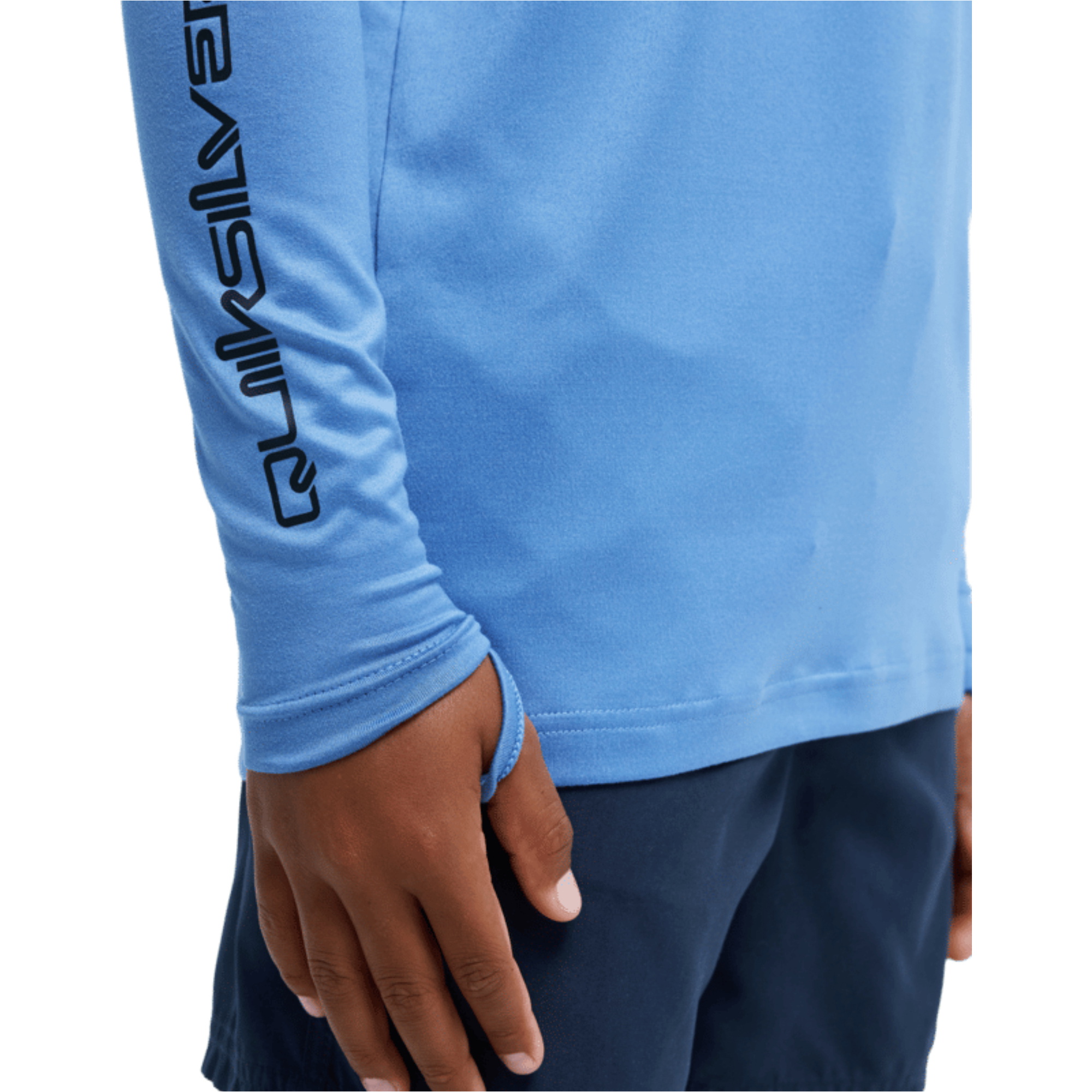 2026 Quiksilver Enfants Everyday Débardeur En Lycra à Manches Longues Surf Tee AQBWR03068 - Riviera